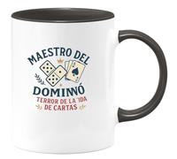quotedazur - Taza Divertida Maestro del dominó, terror de la partida de cartas - Regalo Regalo abuelo, taza abuelo, divertida Para Hombre