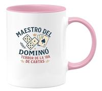 quotedazur - Taza Divertida Maestro del dominó, terror de la partida de cartas - Regalo Regalo abuelo, taza abuelo, divertida Para Hombre