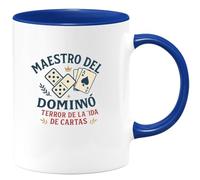 quotedazur - Taza Divertida Maestro del dominó, terror de la partida de cartas - Regalo Regalo abuelo, taza abuelo, divertida Para Hombre