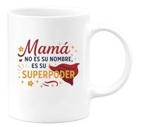 quotedazur - Taza Divertida Mamá no es su nombre, es su superpoder - Regalo Regalo mamá, bebé, nacimiento Para Mujer
