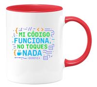quotedazur - Taza Divertida Mi código funciona, no toques nada - Regalo Programador, informática, regalo Para Hombre