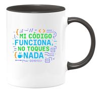quotedazur - Taza Divertida Mi código funciona, no toques nada - Regalo Programador, informática, regalo Para Hombre