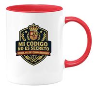 quotedazur - Taza Divertida Mi código no es secreto: Honor, valor y compañerismo - Regalo Policía, regalo, divertida Para Hombre