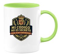 quotedazur - Taza Divertida Mi código no es secreto: Honor, valor y compañerismo - Regalo Policía, regalo, divertida Para Hombre
