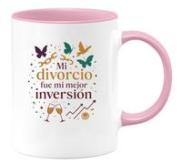 quotedazur - Taza Divertida Mi divorcio fue mi mejor inversión - Regalo Divorcio, divertida, regalo Para Mujer