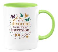quotedazur - Taza Divertida Mi divorcio fue mi mejor inversión - Regalo Divorcio, divertida, regalo Para Mujer
