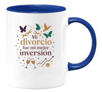 quotedazur - Taza Divertida Mi divorcio fue mi mejor inversión - Regalo Divorcio, divertida, regalo Para Mujer