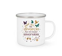 quotedazur - Taza Divertida Mi divorcio fue mi mejor inversión - Regalo Divorcio, divertida, regalo Para Mujer