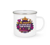 quotedazur - Taza Divertida Mi madre no envejece, sube de nivel - Regalo Regalo mamá, bebé, nacimiento Para Mujer