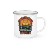 quotedazur - Taza Divertida Mi superpoder es convertir cualquier conversación en una lección de vida - Regalo Regalo abuelo, taza abuelo, divertida Para Hombre
