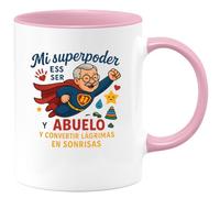 quotedazur - Taza Divertida Mi superpoder es ser abuelo y convertir lágrimas en sonrisas - Regalo Regalo abuelo, taza abuelo, divertida Para Hombre