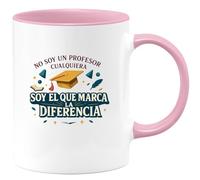 quotedazur - Taza Divertida No soy un profesor cualquiera, soy el que marca la diferencia - Regalo Regalo profesor, escuela, gracias Para Hombre