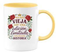 quotedazur - Taza Divertida No soy vieja, soy una edición limitada con mucha historia - Regalo Regalo abuela, taza abuela, divertida Para Mujer