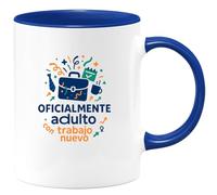 quotedazur - Taza Divertida Oficialmente adulto con trabajo nuevo - Regalo Nuevo trabajo, regalo compañero, oficina Para Mujer