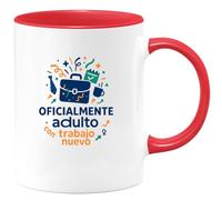 quotedazur - Taza Divertida Oficialmente adulto con trabajo nuevo - Regalo Nuevo trabajo, regalo compañero, oficina Para Mujer