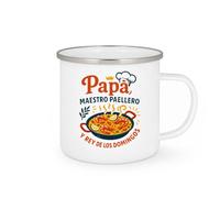 quotedazur - Taza Divertida Papá: Maestro paellero y rey de los domingos - Regalo Regalo papá, bebé, nacimiento Para Hombre