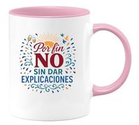 quotedazur - Taza Divertida Por fin puedo decir NO sin dar explicaciones - Regalo Jubilación, regalo jubilado, despedida Para Mujer