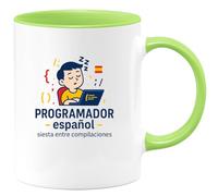 quotedazur - Taza Divertida Programador español: siesta entre compilaciones - Regalo Programador, informática, regalo Para Hombre
