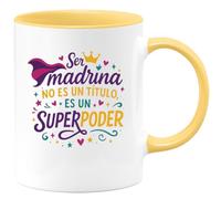 quotedazur - Taza Divertida Ser madrina no es un título, es un superpoder - Regalo Regalo madrina, bautizo Para Mujer