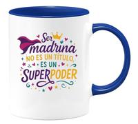 quotedazur - Taza Divertida Ser madrina no es un título, es un superpoder - Regalo Regalo madrina, bautizo Para Mujer