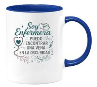 quotedazur - Taza Divertida Soy enfermera, puedo encontrar una vena en la oscuridad - Regalo Enfermera, hospital, regalo Para Mujer