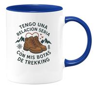 quotedazur - Taza Divertida Tengo una relación seria con mis botas de trekking - Regalo Senderismo, regalo, naturaleza Para Mujer