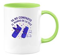 quotedazur - Taza Divertida Ya no comparto el mando de la tele - Regalo Divorcio, divertida, regalo Para Mujer