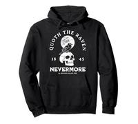 Quoth El Cuervo Nunca más, de Edgar Allan PoE Sudadera con Capucha