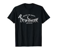 Quoth The Raven Nevermore Gothic Raven Moon and The Stars Camiseta