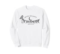 Quoth The Raven Nevermore Gothic Raven Moon and The Stars Sudadera