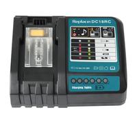 QUPERR Cargador DC18RC Compatible con baterías Makita 14,4V-18V