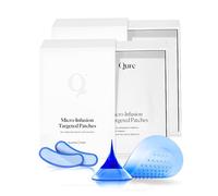 Qure Micro-Infusion Anti Wrinkle Patches for Smile Line, Frown lines, Under Eye Bags, Puffiness, Crow's Feet - Retinol, Caffeine, Peptides - Dissolvable for Overnight Use - 16 Pairs