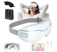 Qurevia- Steam Therapy Mask, 2025 New Qurevia Eye Steamer - Relieve Dryness in 5 Minutes, Eyerelis Steam Therapy Mask with 360° Smart Hot Coldfit to Eyes, Improve Visual Clarity and Reduce Fatigue (A)