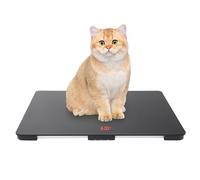 Qurib Báscula digital grande para perros y gatos, hasta 100 K | Báscula digital para animales y gatos, báscula para animales pequeños, báscula de bebé, LCD, precisión, 10 g