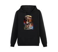 QURUMBAGH Big Trouble In Little China Movie John Carpente Mens Hoodies Pullover Hoody Black Sweatershirt S