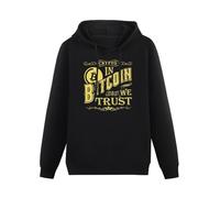 QURUMBAGH Bitcoin We Trust Funny Crypto Money Currency BTC Coin Mens Hoodies Pullover Hoody Black Sweatershirt S