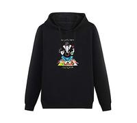 QURUMBAGH Bloc Party Tapes Mens Hoodies Pullover Hoody Black Sweatershirt XXL