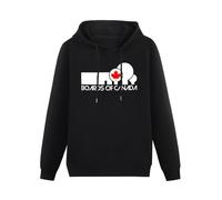 QURUMBAGH Boards of Canada Warp Records IDM Ambient Techno Mens Hoodies Pullover Hoody Black Sweatershirt M