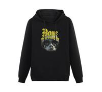 QURUMBAGH Bone Thugs N Harmony Thuggish Rubbish Mens Hoodies Pullover Hoody Black Sweatershirt M