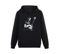 QURUMBAGH Jaco Pastorius Mens Hoodies Pullover Hoody Black Sweatershirt M