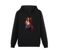 QURUMBAGH Janet Jackson All For You Concert Mens Hoodies Pullover Hoody Black Sweatershirt XXL
