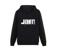 QURUMBAGH JDM #15 Lifestyle Import Black Street Racing Gear Mens Hoodies Pullover Hoody Black Sweatershirt M