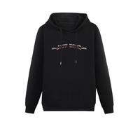 QURUMBAGH Jeff Beck Mens Hoodies Pullover Hoody Black Sweatershirt S