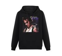 QURUMBAGH Jeff Buckley Grace Mens Hoodies Pullover Hoody Black Sweatershirt M