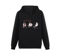 QURUMBAGH Jeff Buckley So Real Mens Hoodies Pullover Hoody Black Sweatershirt L