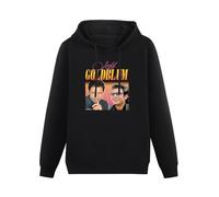 QURUMBAGH Jeff Goldblum Mens Hoodies Pullover Hoody Black Sweatershirt XXL