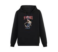 QURUMBAGH Written Erykah Badu Control Mens Hoodies Pullover Hoody Black Sweatershirt L