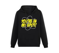QURUMBAGH You'Re In My Spot Mens Hoodies Pullover Hoody Black Sweatershirt XL