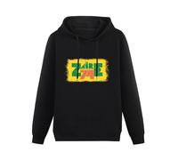QURUMBAGH Zaire 74 Retro Rumble In The Jungle Mens Hoodies Pullover Hoody Black Sweatershirt XXL