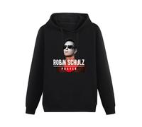 QURUMBAGH Zenobia Trista Gaowee Robin Schulz Prayer Music Art Mens Hoodies Pullover Hoody Black Sweatershirt XL